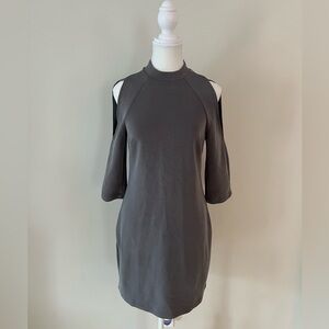 Dynamite Charcoal Long Sleeve Dress